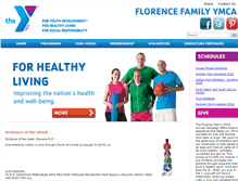 Tablet Screenshot of florenceymca.org